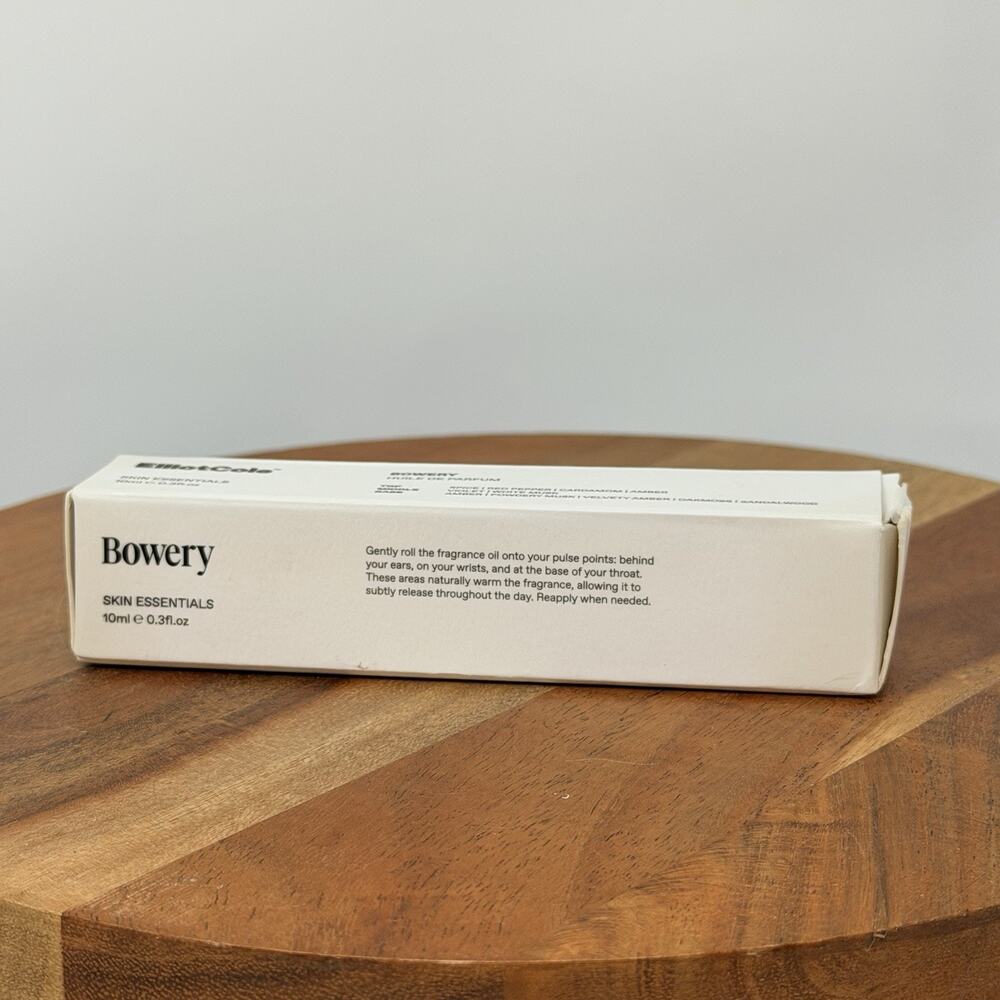 ElliotCole Roll On Fragrance Oil Bowery Huile de Perfume .3 Fl Oz